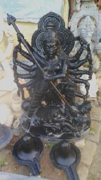Black Stone Maa Durga Statue