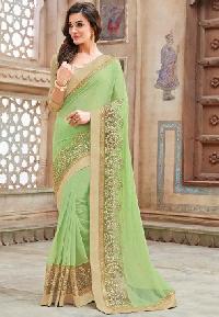georgette embroidered sarees