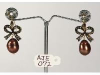 Antique Style Bow Shaped Earrings