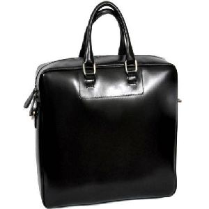 Mens Leather Black Business Bags