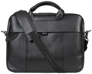 black leather laptop bags