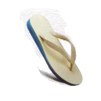 Cream Rubber Slippers