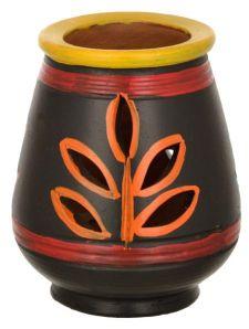 RURALSHADES Terracotta Hand Painted Diya Diffuser Handicraft