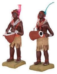 Terracotta Tribal Man Statues