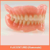 Full Dentures (Removale)