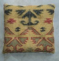 Jute Wool Durry Cushion