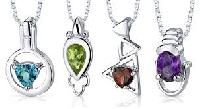 sterling silver gemstones pendants