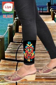 embroidered legging