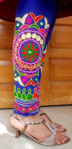 Embroidery Work Legging