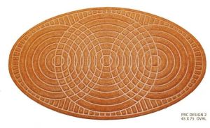 Polypropylene Rubber Backed Mat Oval