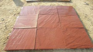 Agra Red Sandstone paving