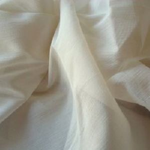 Grey Organic Cotton Voile Fabric