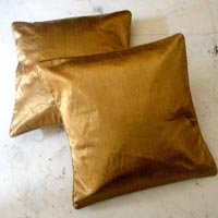 Golden Color Cotton Cushion Covers