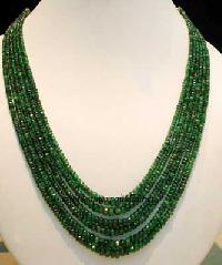 Emerald Beaded Necklace