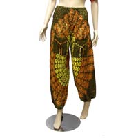 Women Boho Baggy Smock Waist Printed Yoga Hippy Pants