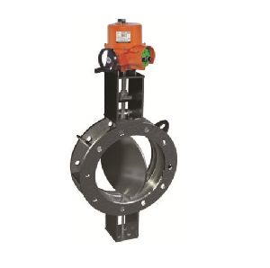 Electric Actuator Operated Fabricated Double Flange Damper Valves