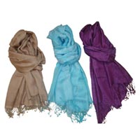 Pashmina Jacquard Plain Stole