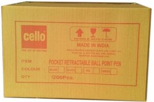 Brown Printed Corrugated Box