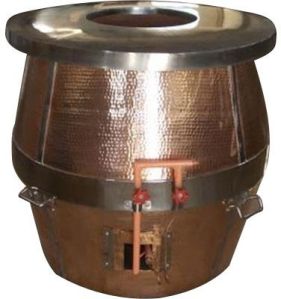 Copper Hammered Tandoor