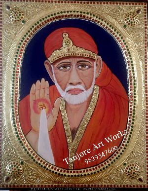 Sai Baba Tanjore Painting 02