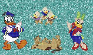 Cartoon Mosaic Tiles