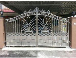 Modern Stainless Steel Gate