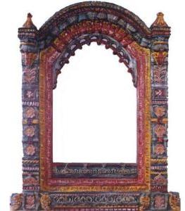 Handcrafted Wooden Jharokha