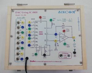 Digital to Analog (D To A) using IC 0800 SG-306