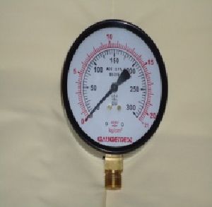 100 mm Bottom Connection Direct Mounting Pressure Gauge