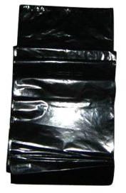 black garbage bag