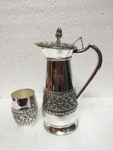 Silver Plated Surahi Set