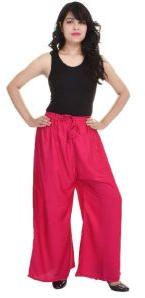 Rayon Plain Palazzo Pants