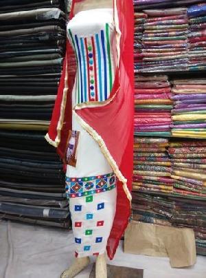 Arm Embroidered Unstitched Suits