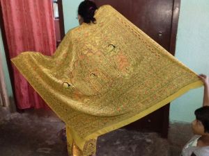 Madhubani Sarees on ghicha tassur