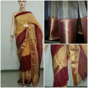 cotton border Sarees