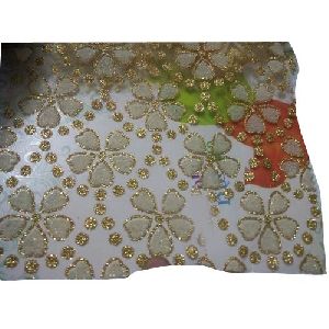 Embroidered Net Garment Fabric