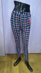 Ladies Checkered Pants