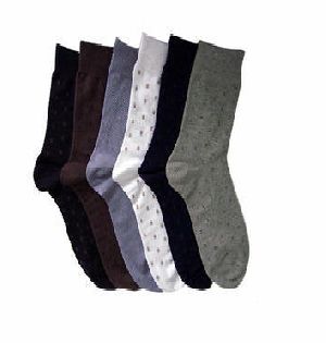 Mens Dotted Cotton Socks