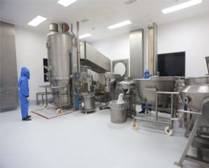 pharmaceutical processing plant