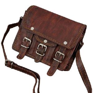 Dark Brown Corporate Leather Briefcase
