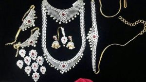 Cubic Zirconia Bridal Jewellery Set