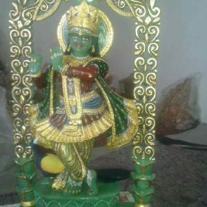 Gemstone Lord Krishna Statue