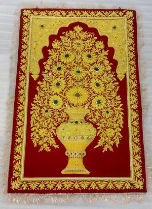 Wall Hanging Zari Carpet