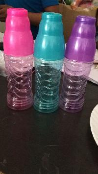 Plastic Water Bottle with Glass Caps