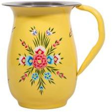 Enamel Hand Painted Jug