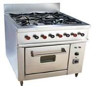 Four Burner Stove with Oven