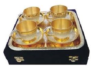 Brass Cup Set