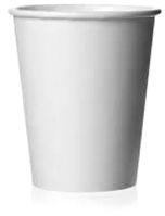 White Thermocol Cup