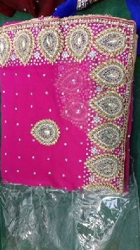 Ladies Pink Saree