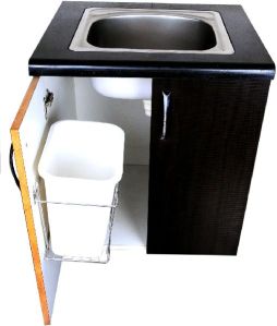 Below Sink Solution Rectangle Dustbin